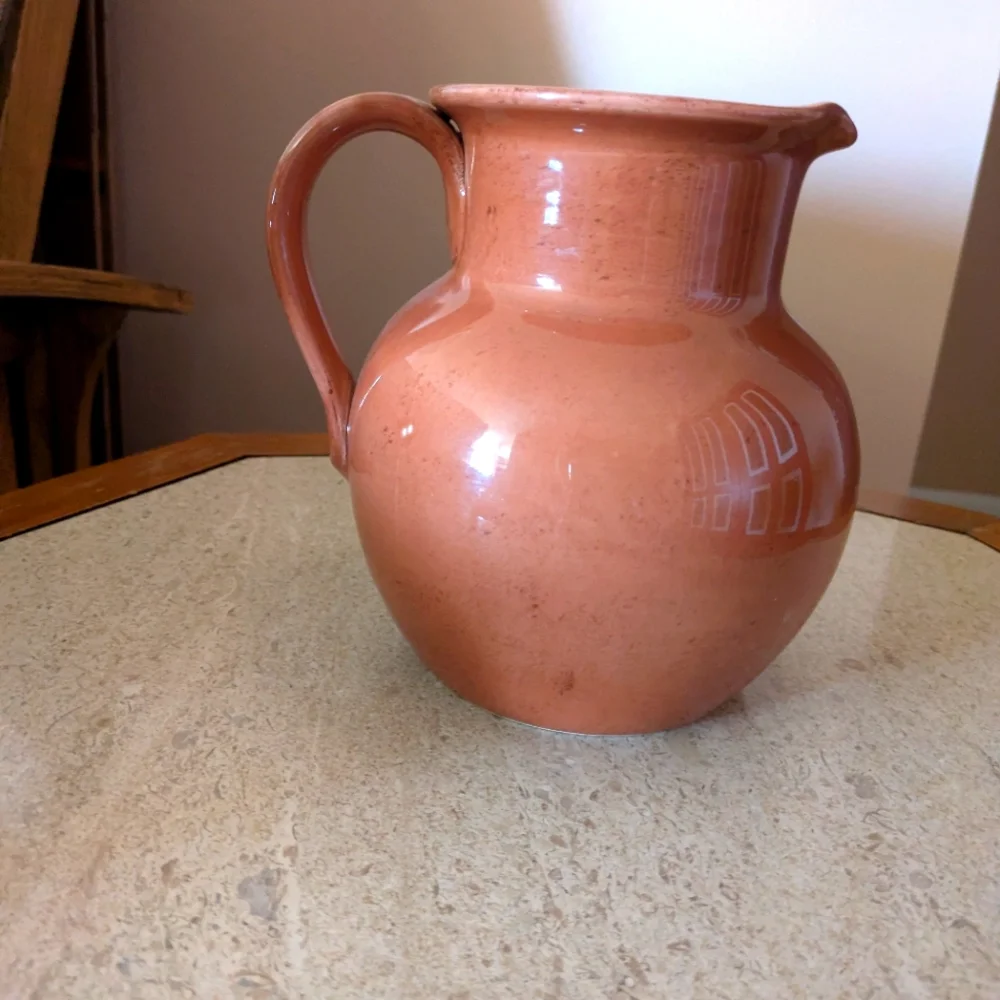 Z Gallerie Pitcher by Ceramiche Toscane. Italy, hand painted.